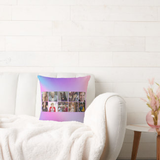 Custom Family Photo Collage Pillow Kussen