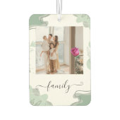 Custom Family Photo Freshener Luchtverfrisser (Achterkant)