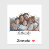 Custom Family Photo Funny Face Sticker | Personali (Vel)