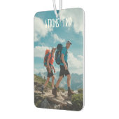 Custom Family Photo Hiking  Luchtverfrisser (Links)