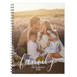 Custom Family Photo – Personalized Last Name  Notitieboek
