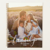 Custom Family Photo – Personalized Last Name  Planner (Voorkant)