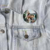 Custom Family Photo Personalized  Ronde Button 5,7 Cm (In situ)