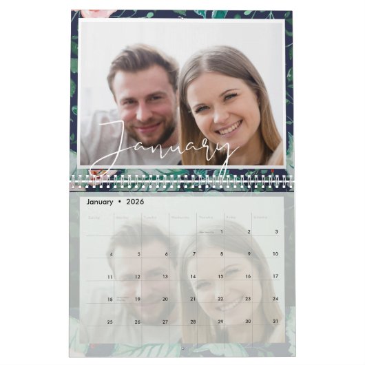 Custom Family Photos Year 20XX Calendar Kalender (Jan 2026)