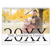 Custom Family Photos Year 20XX Calendar Kalender (Hoes)