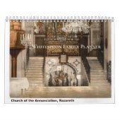 Custom Family Planner Sacred Holy Land Sites Kalender (Hoes)