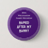 Custom Family Reunion Award Ronde Button 5,7 Cm (Voorkant)