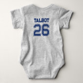 Custom Family Reunion Baseball Jersey Style Romper (Achterkant)