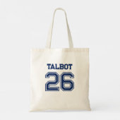 Custom Family Reunion Baseball Jersey Style Tote Bag (Achterkant)