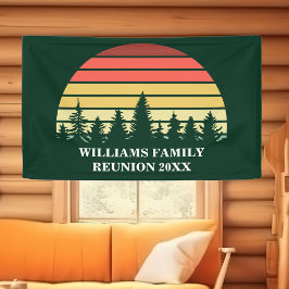 Custom Family Reunion Forest Sunset Green Trees Spandoek