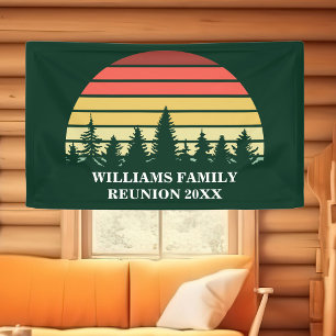 Custom Family Reunion Forest Sunset Green Trees Spandoek