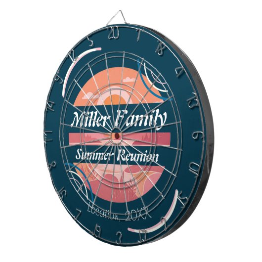 Custom Family Reunion Lake Dartbord (Voorkant Rechts)