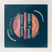 Custom Family Reunion Lake Legpuzzel (Horizontaal)