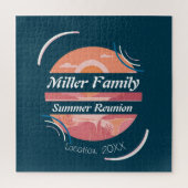 Custom Family Reunion Lake Legpuzzel (Verticaal)