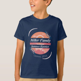 Custom Family Reunion Lake T-shirt