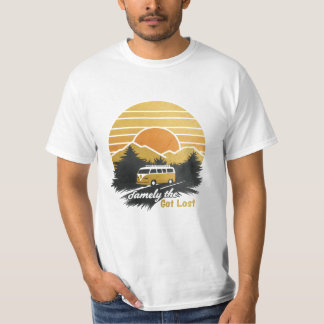 Custom Family Reunion Road Trip Mountain Sunset Te T-shirt