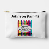 Custom Family Reunion Small Accessory Pouch  Etui (Voorkant)