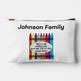Custom Family Reunion Small Accessory Pouch  Etui