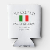 Custom Family Reunion Souvenir Favor Koelbox Blikjeskoeler (Achterkant)