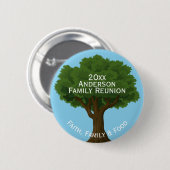 Custom Family Reunion Souvenir Ronde Button 5,7 Cm (Voorkant /achterkant)