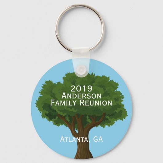 Custom Family Reunion Souvenir Sleutelhanger (Voorkant)