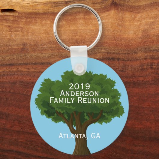 Custom Family Reunion Souvenir Sleutelhanger (Voorkant)