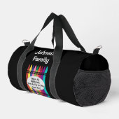 Custom Family Reunion Sport Duffel Bag Plunjezak (Rechterhoek)