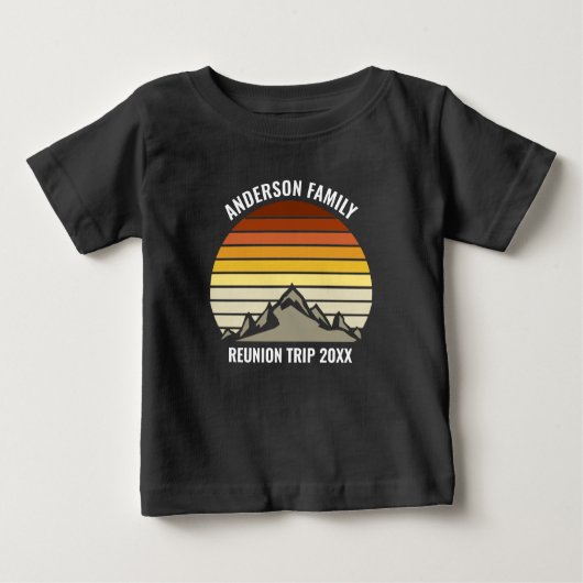 Custom Family Reunion Sunset Mountain (Voorkant)