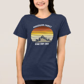 Custom Family Reunion Sunset Road Trip Vrouwen Tri-Blend Shirt (Voorkant)