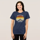 Custom Family Reunion Sunset Road Trip Vrouwen Tri-Blend Shirt (Voorkant volledig)