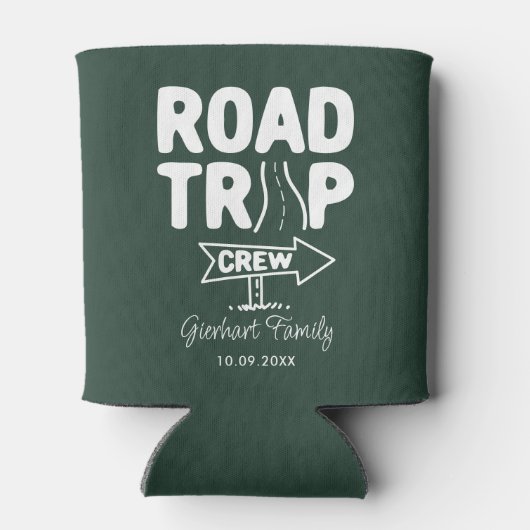 Custom Family Road Trip Adventure Blikjeskoeler (Achterkant)