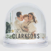 Custom Family Snow Wereldbol Sneeuwbol (Voorkant)