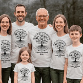 Custom family tree reunion t-shirt