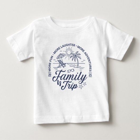 Custom Family Trip Groep Matching Beach Vakantie (Voorkant)