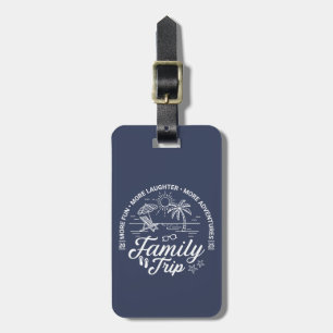 Custom Family Trip Groep Matching Beach Vakantie Bagagelabel