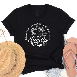 Custom Family Trip Groep Matching Beach Vakantie T-shirt