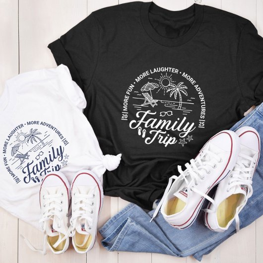 Custom Family Trip Groep Matching Beach Vakantie T-shirt