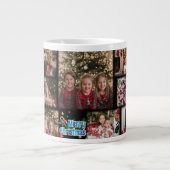 Custom Family Xmas Gift Mug Grote Koffiekop (Voorkant)