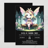 Custom Fantasy Fairy Verjaardag Kaart (Voorkant / Achterkant)