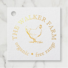 Custom Farm Business Promotional Logo  Bedankjes Labels