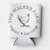 Custom Farm Business Promotional Logo  Blikjeskoeler (Voorkant)