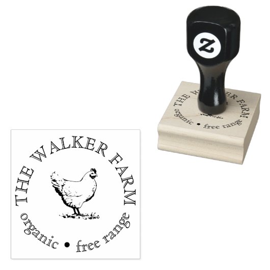 Custom Farm Business Promotional Logo Rubberstempel (Gestempeld)