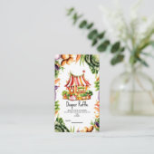 Custom Farmer's Market Baby shower Informatiekaartje (Staand voorkant)