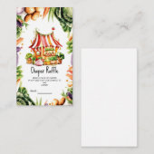 Custom Farmer's Market Baby shower Informatiekaartje (Voorkant / Achterkant)