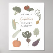 Custom Farmer's Market Party Poster (Voorkant)