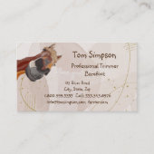 Custom Farrier Trimmer Funny Horse Visitekaartje (Voorkant)