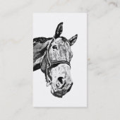 Custom Farrier Trimmer Horse Visitekaartje (Achterkant)
