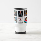 Custom Fathers Day Love You Opa 9 Foto Gift Reisbeker (Center)