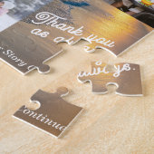 Custom Father's Day Photo Collage | Our King Legpuzzel (Zijkant)
