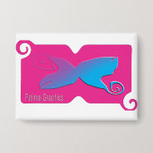 Custom Fatima Graphics Gradient Pin Button  (Voorkant)